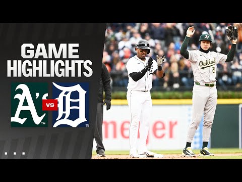 As vs. Tigers Game Highlights (4/5/24) 