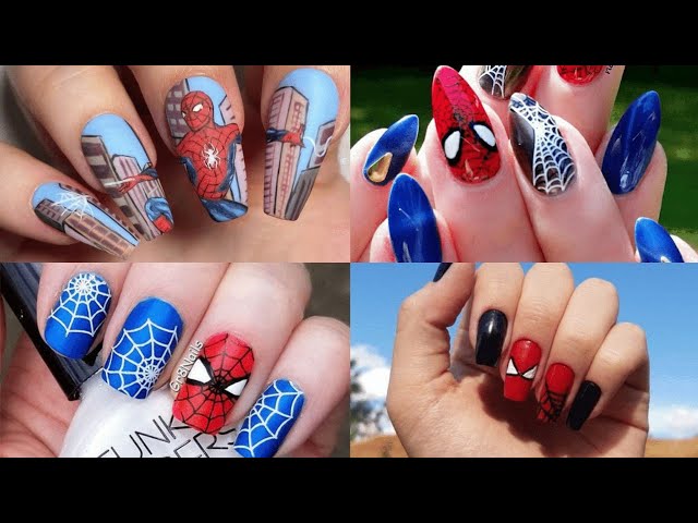 Copycat Claws: Spider-Man Nail Stamping