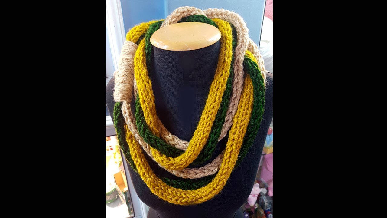 Como Fazer um Colar de Crochê em alguns Minutos