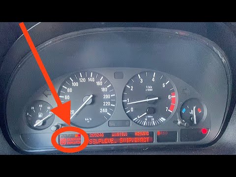 2000-2006 BMW X5 E53 - how to reset OIL SERVICE INSPECTION