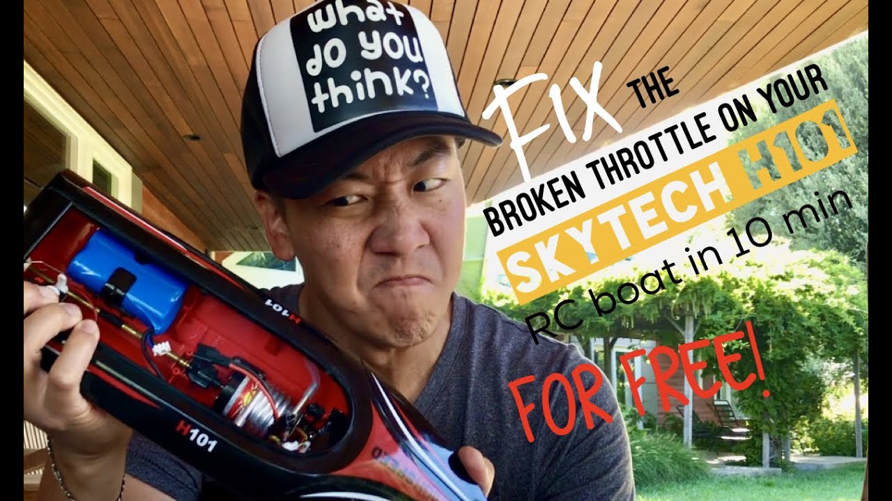 Fix the Broken Throttle on your Skytech H101 in 10 min for Free