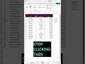 Better Way to Navigate Excel  #exceltips #shorts