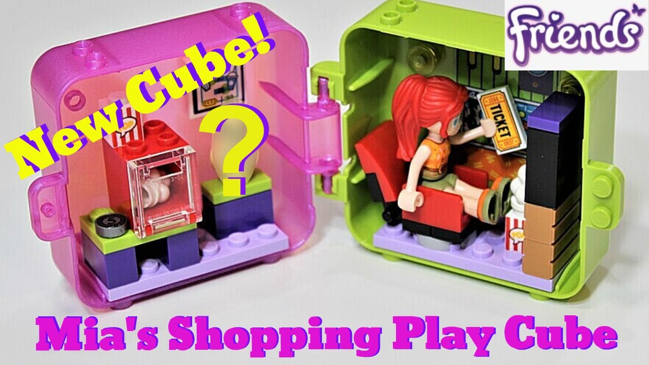 What is Mia's Mystery Animal? Lego Friends Mia's Shopping Play Cube
