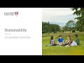 Sustainability at lancaster university