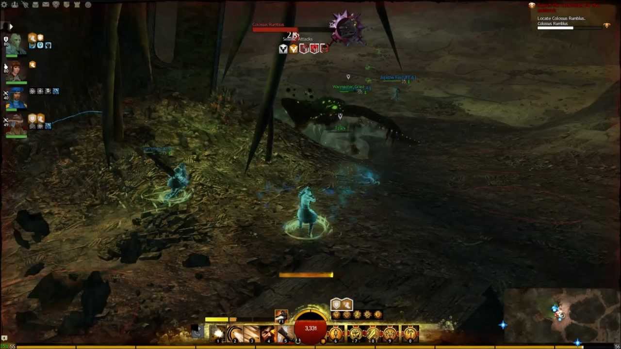 Guild Wars 2: Ascalonian Catacombs - Tzark - Colossus Rumblus