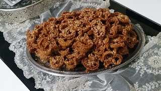وصفات رمضان شباكية مغربية هشيشة و معلكة بدون زبدة ولا خميرة الحلوى مع طريقة سهلة للتشباك screenshot 2