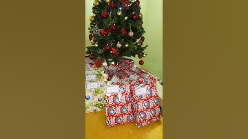 Gifts Underneath our Christmas Tree 😊 #christmasgift #christmas #satisfying  #shorts