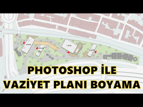 Photoshop İle Vaziyet Planı Boyama