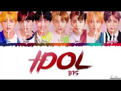 BTS—'lDOL' (Feat NICKI MINAJ) Lyrice [Color Coded—Han—Rom—Eng