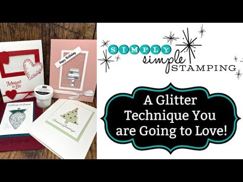 Tips for Using Glitter Paper - Ink it Up With Jessica, Card Making Ideas