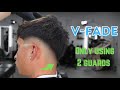 The importance of flicking out   vfade haircut tutorial only using 2 guards 