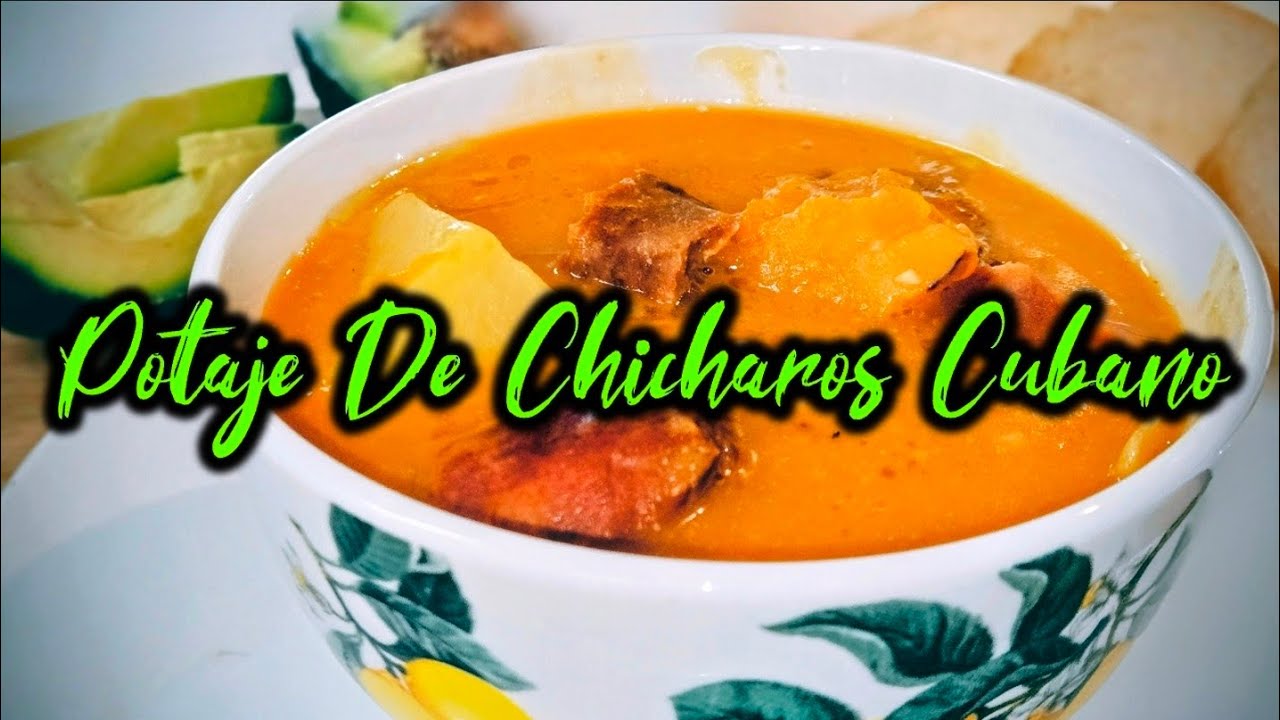 POTAJE DE CHICHAROS ESTILO CUBANO! 