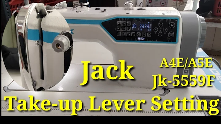Jack A-4E+"/ Jk-5559F machine Take up Lever position setting Kaise kare ? Jack Machine