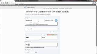 How Wordpress.com Registration Works. | Free Website Using Wordpress How To For Beginners Part 1