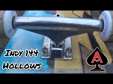 New Skateboard Trucks - Independent 144 Hollows - YouTube