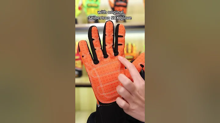Seibertron High-Vis SDX2 Resistant Reducing Anti-Impact Mechanics Heavy Duty Safety Rescue Gloves