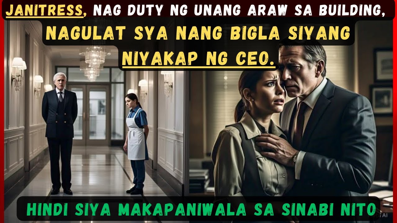 JANITRESS, NAG DUTY NG UNANG ARAW SA BUILDING, NAGULAT SYA NANG BIGLA SIYANG NIYAKAP NG CEO