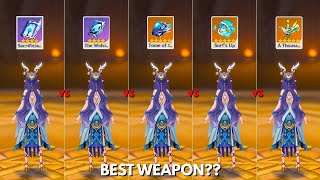 Best Weapon For C0 Lauma?? [Genshin Impact]