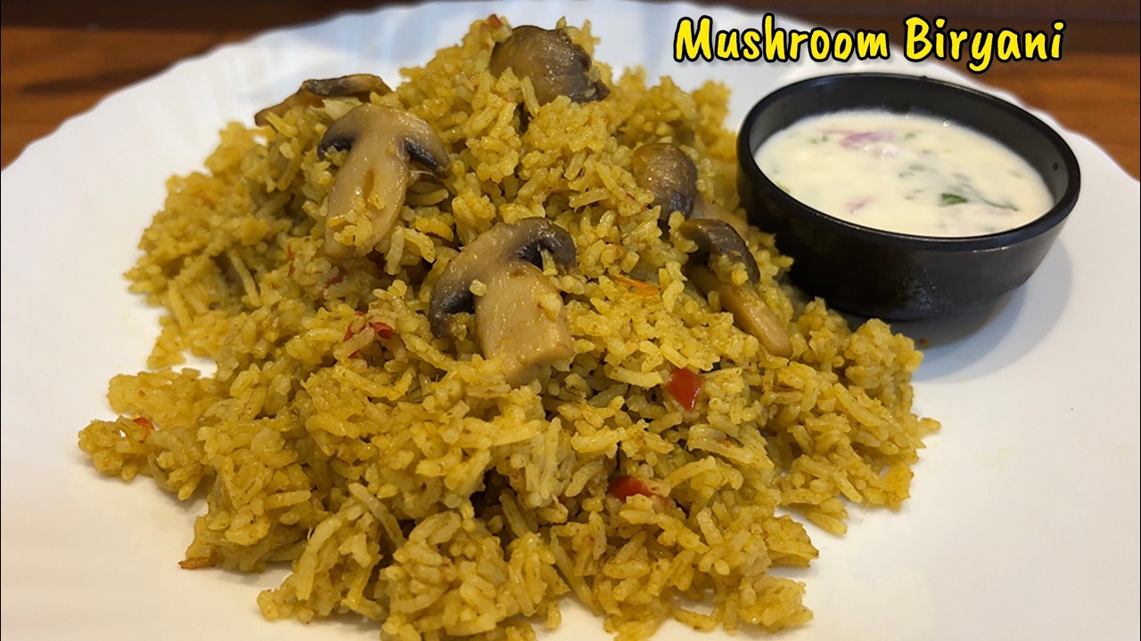 Hotel Style Mushroom Biryani | ಮಶ್ರೂಮ್ ಬಿರಿಯಾನಿ ಮಾಡುವ ಸುಲಭ ವಿಧಾನ | Mushroom Donne Biryani