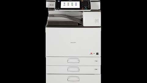 How to Setup Ricoh 2554/2555 Network Scanner and Printer Setup and User Backup and Restore 2022