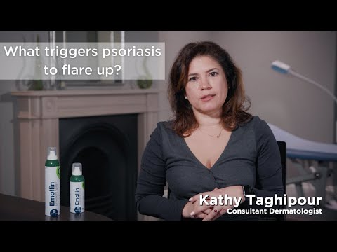 What triggers psoriasis flare ups?