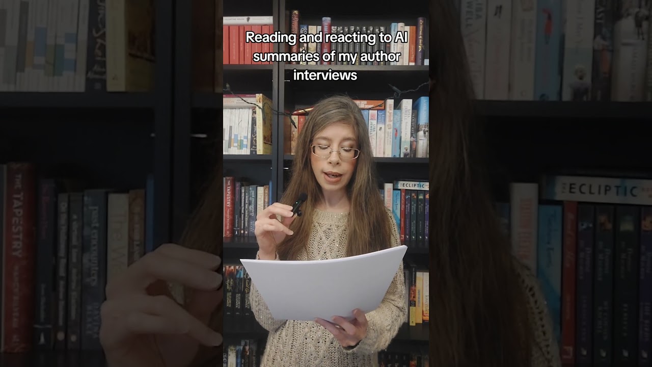 Reading and reacting to AI summaries of my author interview 