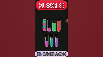 Water color sort level 7 | RD GAMER AXOM | watercolor short gameplay | RD GAMING AXOM | #shorts