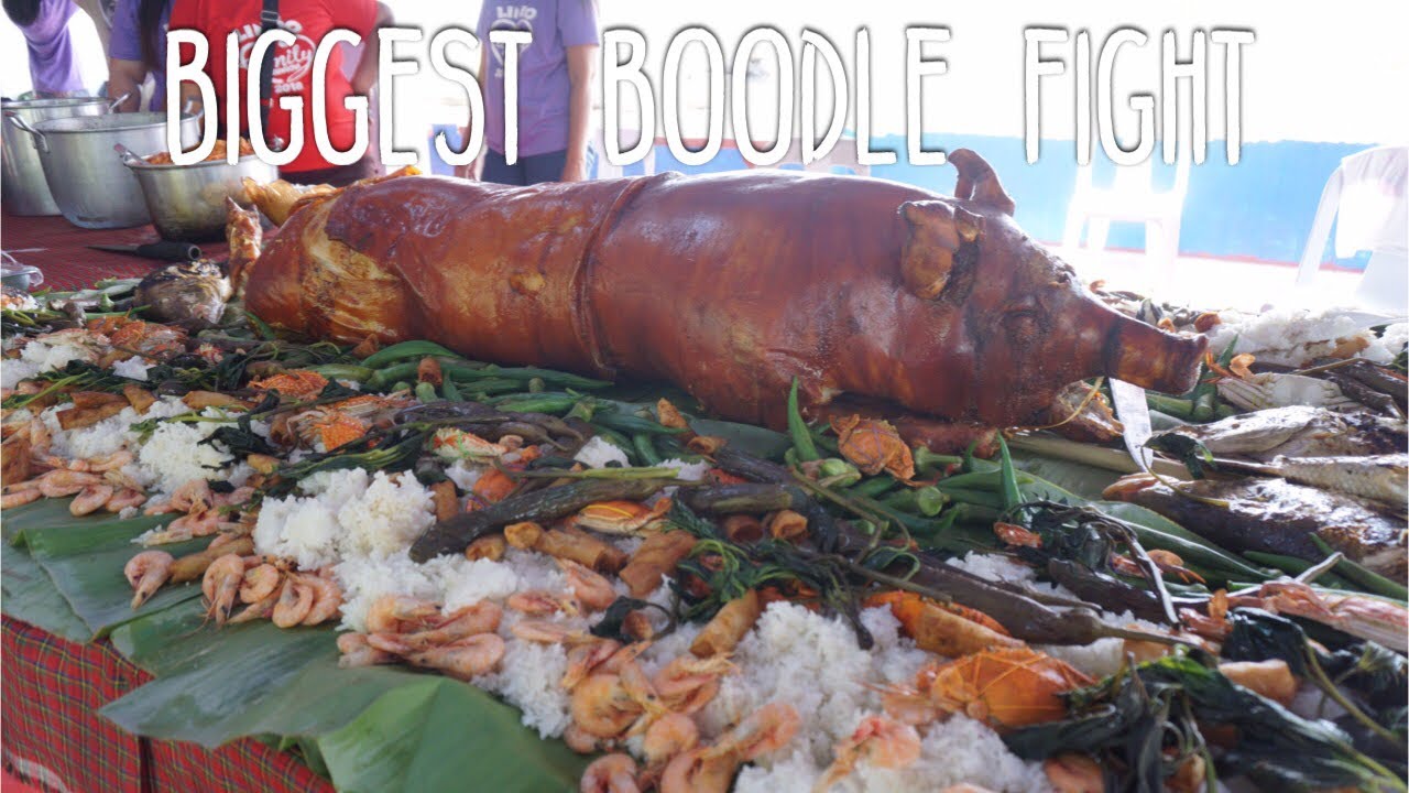 Family Reunion Day 1 and having biggest boodle fight yet! - YouTube