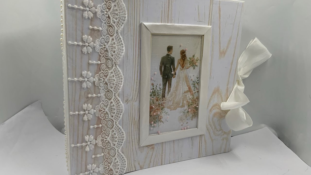 Album scrapbooking mariage pop up