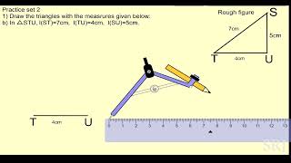 GEOMETRICAL CONSTRUCTION CHAPTER 1 PS 2 STD 7 MATHS