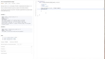 [[Leetcode]]  k closest point to origin