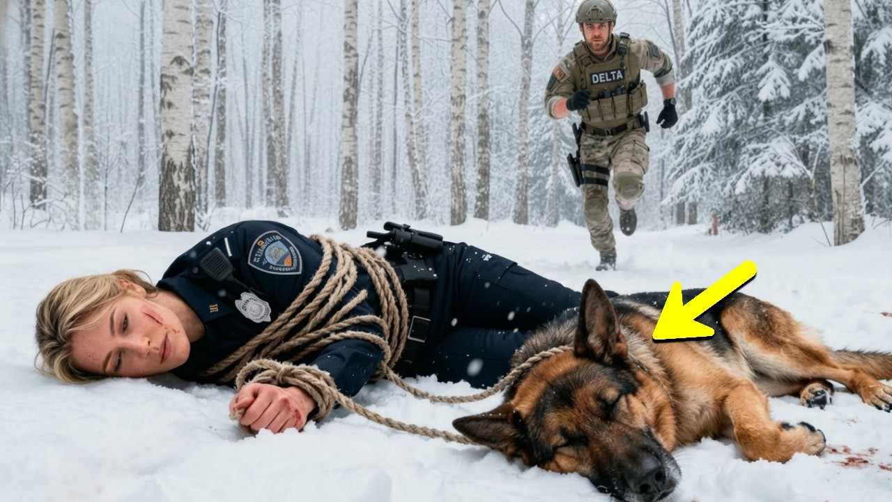 Veterán felfedezett egy megkötözött rendőrt és kutyáját a hóban. A következő események megrendítőek