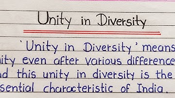 Unity in diversity english essay writing ||  unity in diversity in India essay || AJ Pathshala