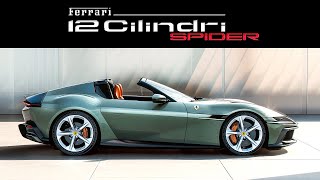 NEW Ferrari 12Cilindri Spider - Design Details