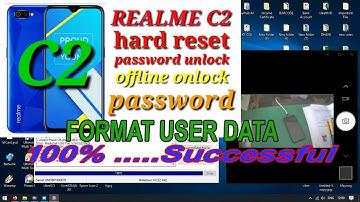 #Realme C2 (RMX1941) Password, Pattern ,FRP unlock and #Format User Data ....... 100% Successful