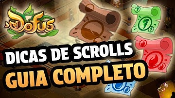 Como SCROLLAR em DOFUS! Guia COMPLETO de SCROLLS
