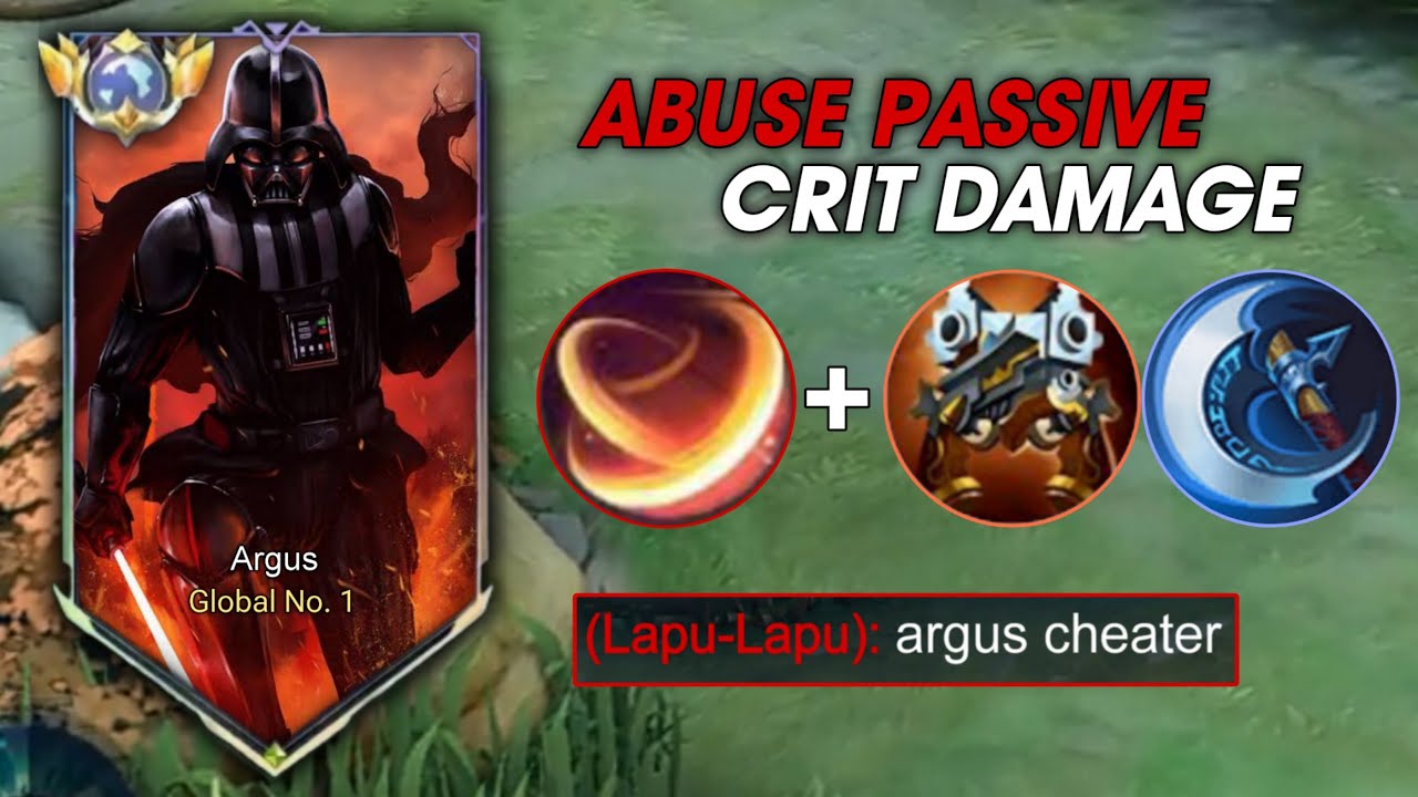 START ABUSING ARGUS PASSIVE CRITICAL DAMAGE AND EMBLEM 2025!! (one shot build)