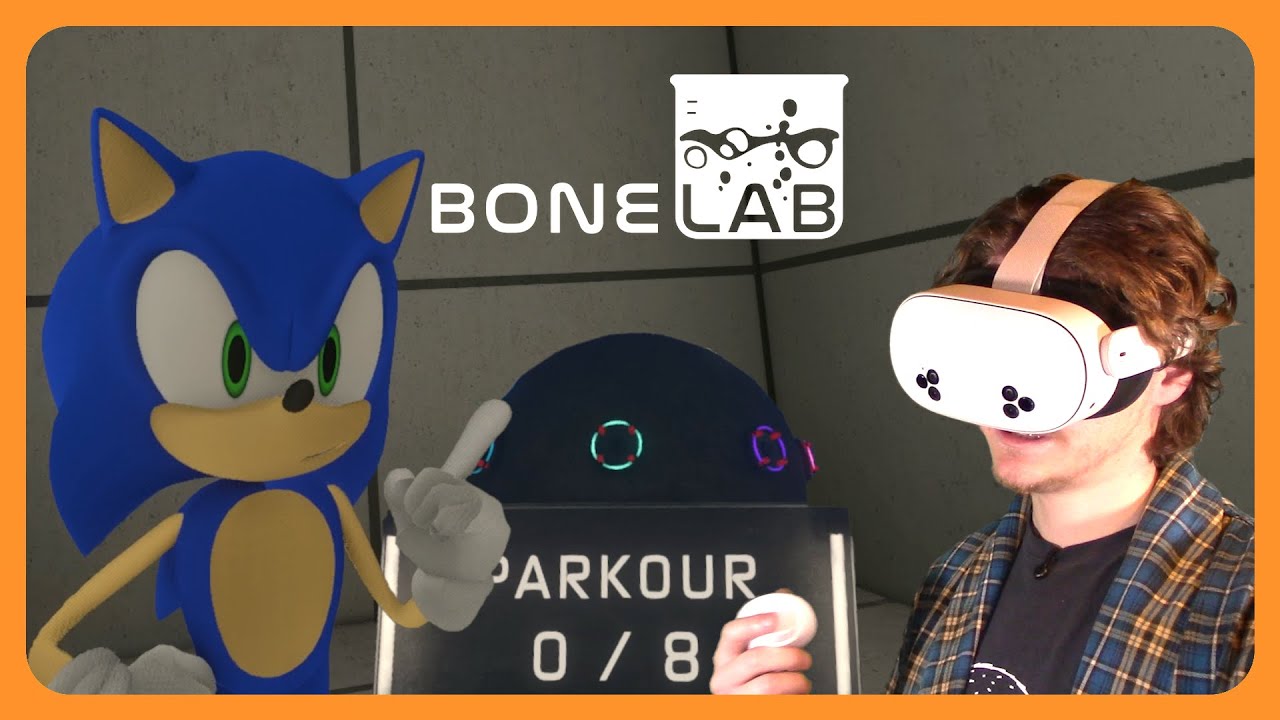 Соник VR: сбор 8 изумрудов Keyos | Bonelab