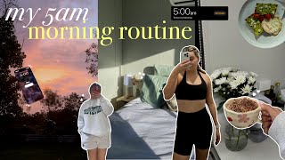 MY 5AM MORNING ROUTINE ✨☕️ workouts, everyday makeup, self care & productivity by Chelsea Lee 910 views 1 month ago 7 minutes, 46 seconds