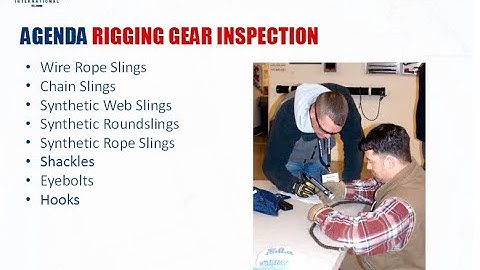Rigging Gear Inspection Crash Course Fixer