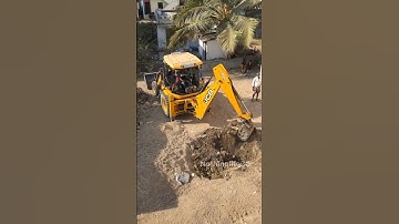 Removing tree root from JCB 🚜 #roots #tree