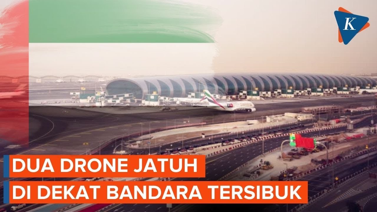 Drone Jatuh di Dekat Bandara Tersibuk, Empat Orang Terluka