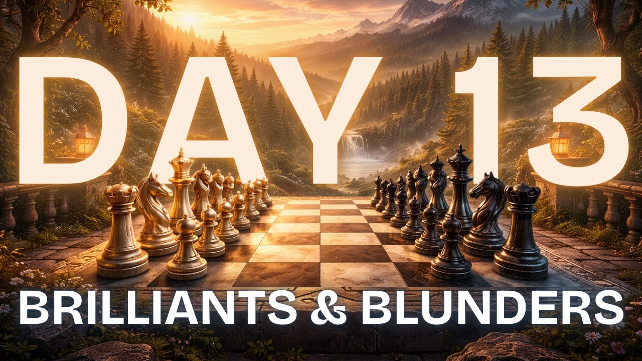 Day 13 | Rocky Middle Game | Brilliants and Blunders