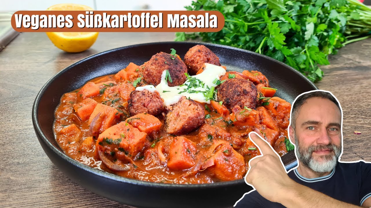 Veganes Süßkartoffel Masala: Einfach, schnell und unwiderstehlich! 🍠😋
