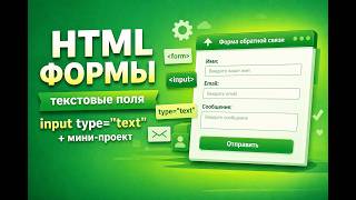 HTML формы текстовые поля input type=text