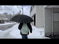 ❄️ Snowfall in Japan 2025 | Fukui Winter Travel Vlog | Beautiful Japanese Countryside Experience