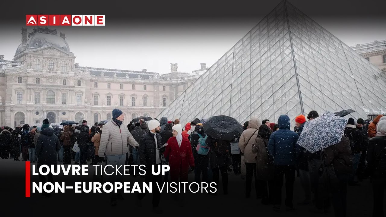 Louvre Increases Ticket Prices for Non-European Visitors | Asia One News