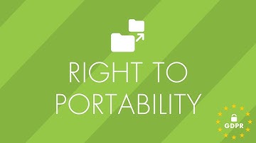 GDPR - Right to Portability