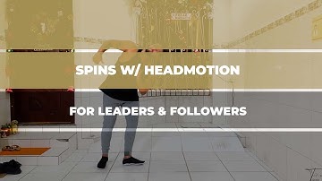 Online Zouk School ( Open Level ) | Spins with Head Motion