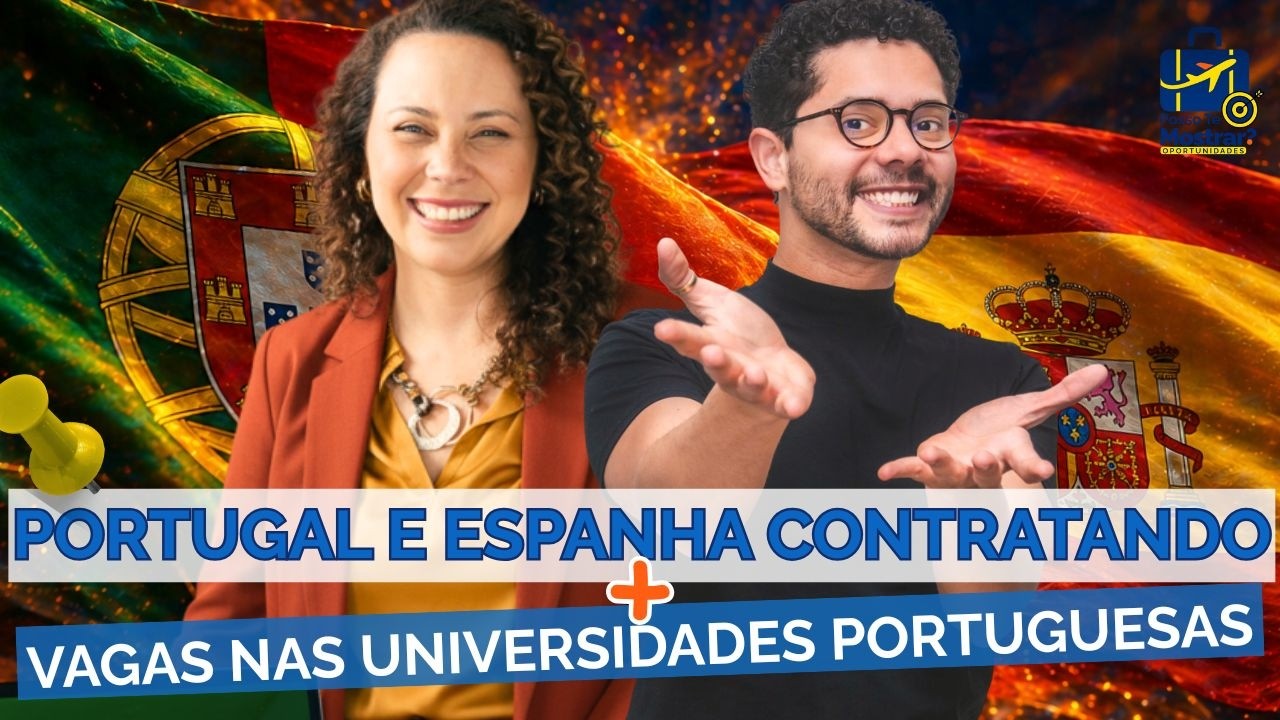 MAIS DE 3.800 VAGAS NA ESPANHA E OPORTUNIDADES EM PORTUGAL!